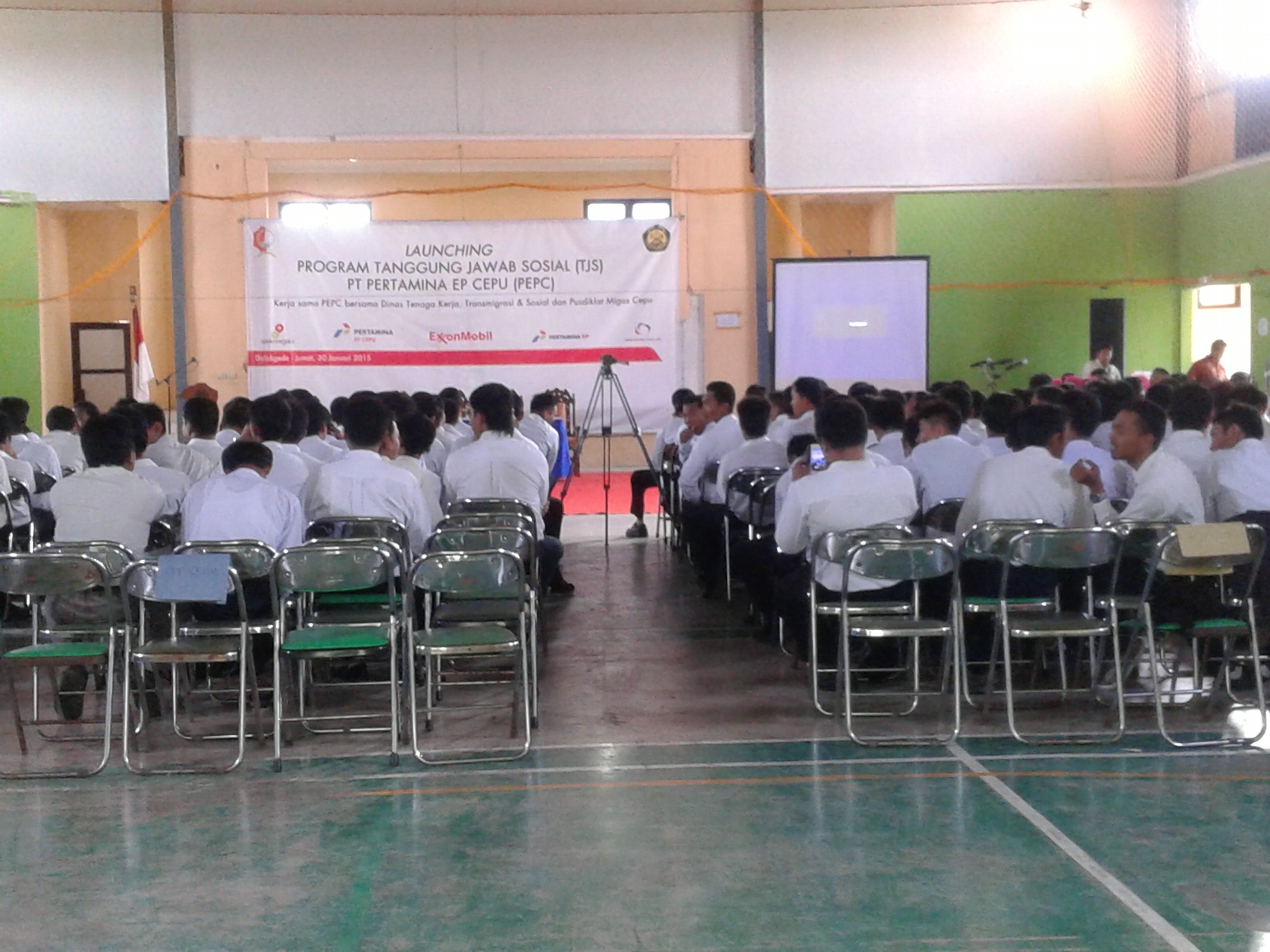 PEMBUKAAN PELATIHAN MIGAS DANA CSR PT. PERTAMINA EP CEPU 2015