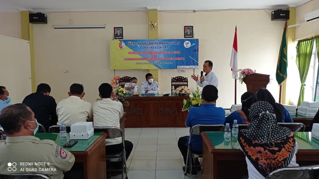PENCANANGAN PEMBANGUNAN ZONA INTEGRITAS MENUJU WBK DAN WBBM