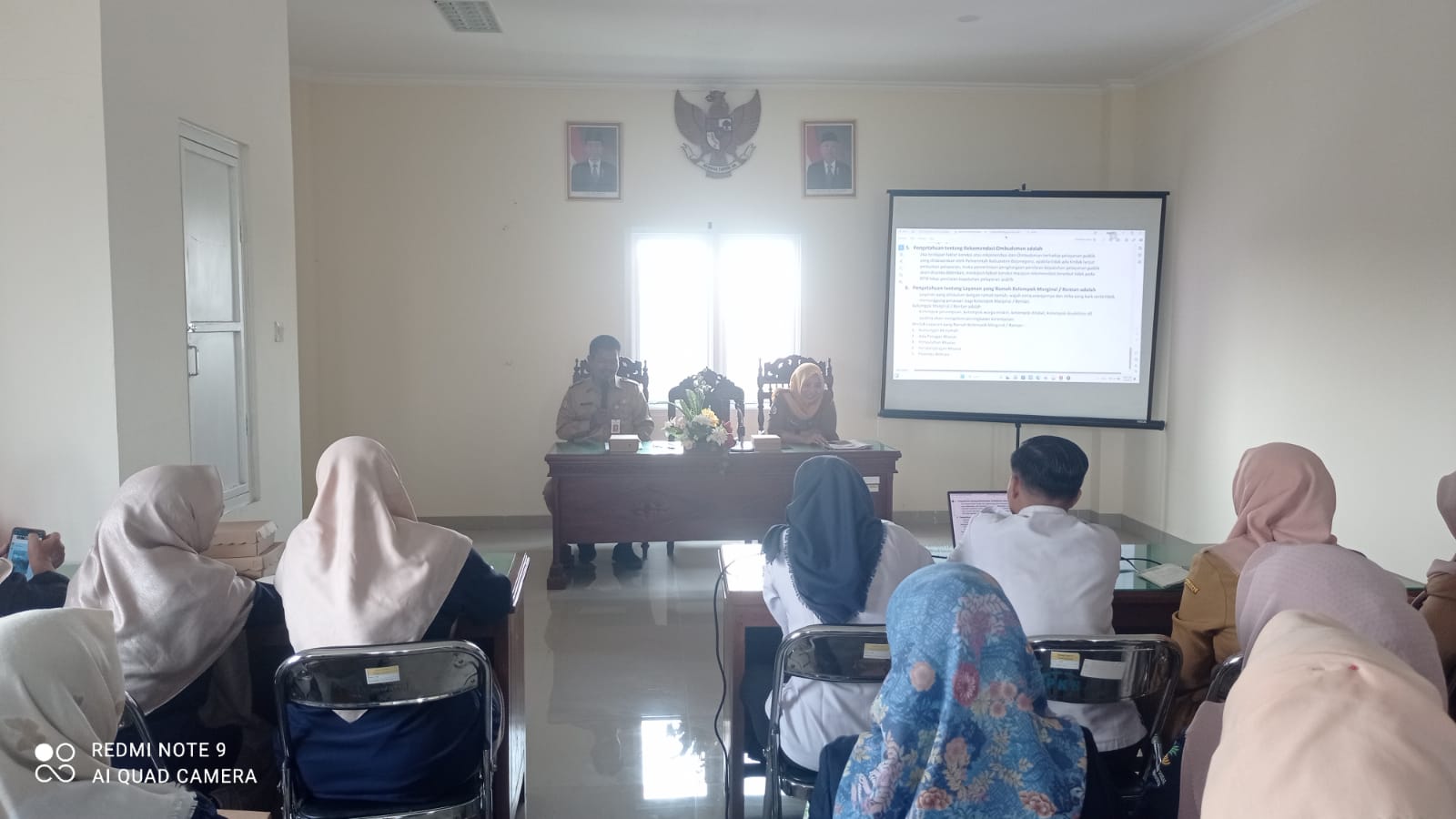 RAKOR KAPASITAS LAYANAN DAN KEDISIPLINAN BAGI TKSK