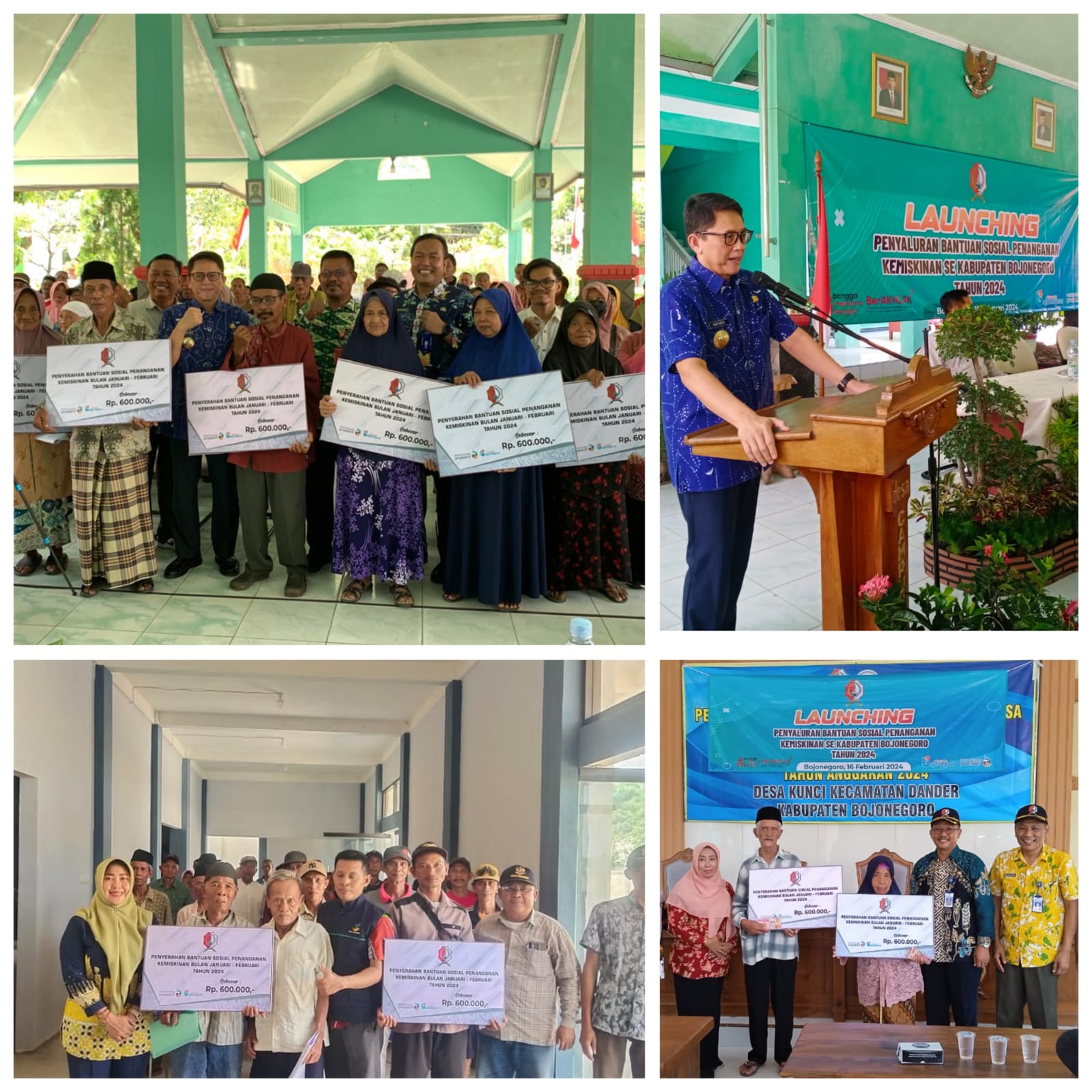 PEMKAB BOJONEGORO SALURKAN BANSOS PENANGANAN KEMISKINAN