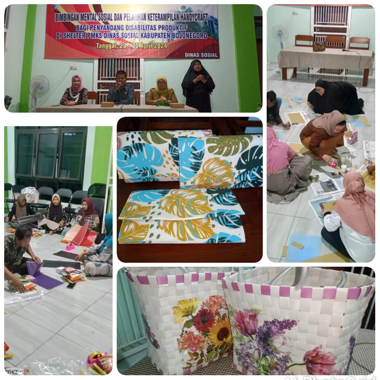 PELATIHAN HANDYCRAFT BAGI DISABILITAS PRODUKTIF