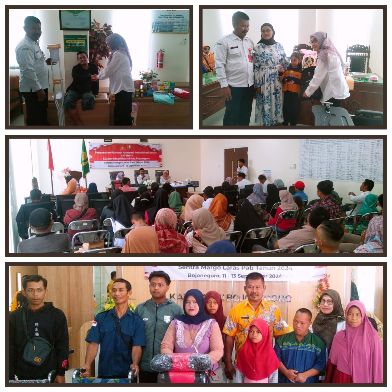 Penyerahan Bantuan Asistensi Rehabilitasi Sosial (ATENSI)