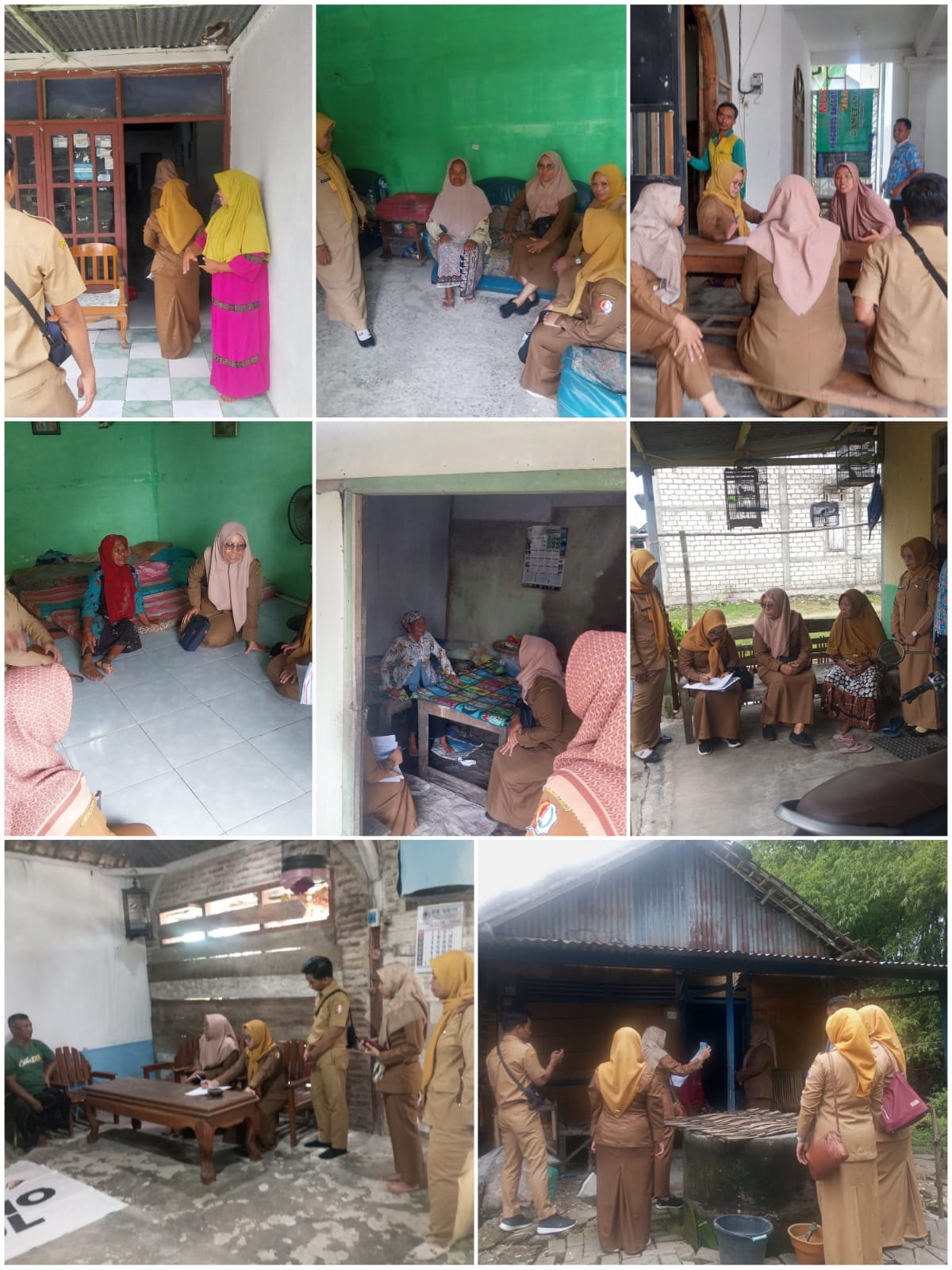 PENDAMPINGAN UJI PETIK PENERIMA BANSOS OLEH INSPEKTORAT