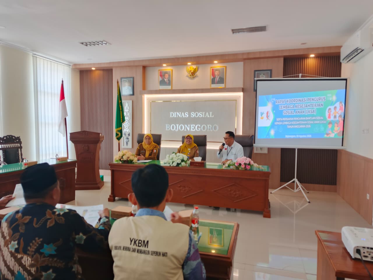 Dinsos Gelar Rakor LKSA Guna Persiapan Penyaluran Bansos