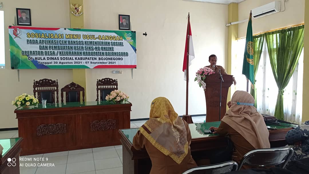 SOSIALISASI USUL SANGGAH BANSOS