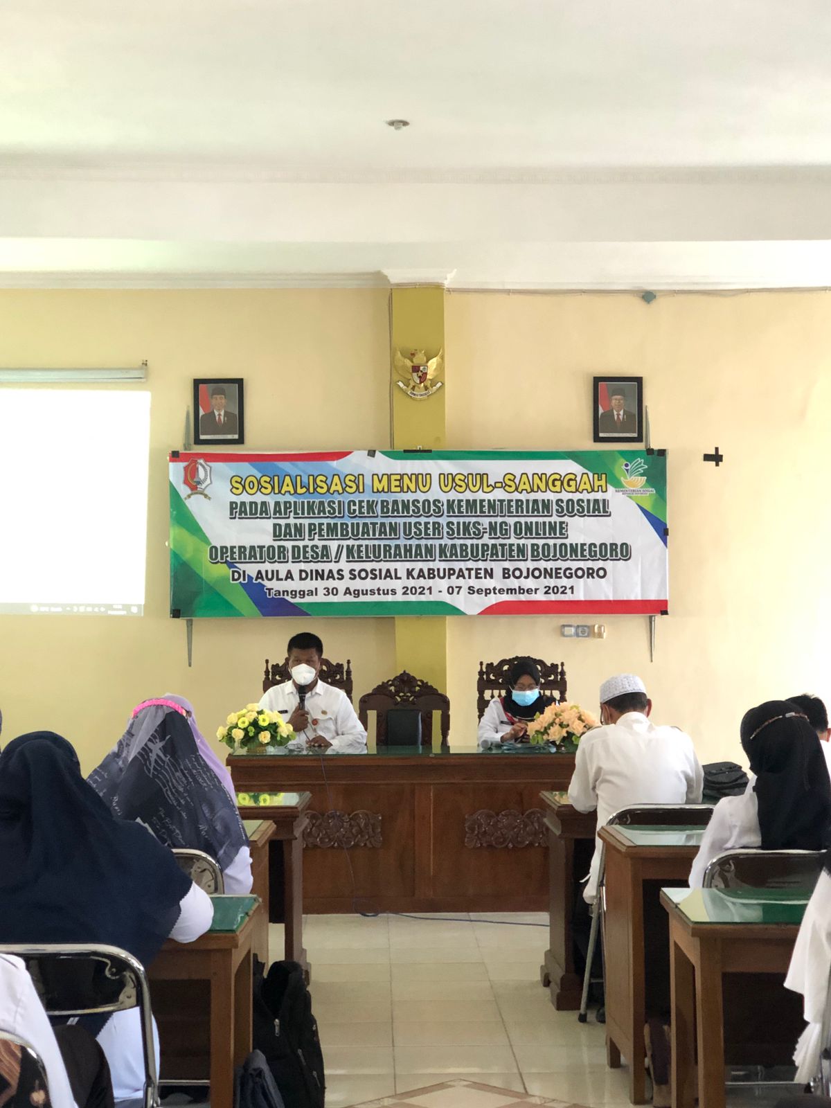 SOSIALISASI USUL SANGGAH BANSOS