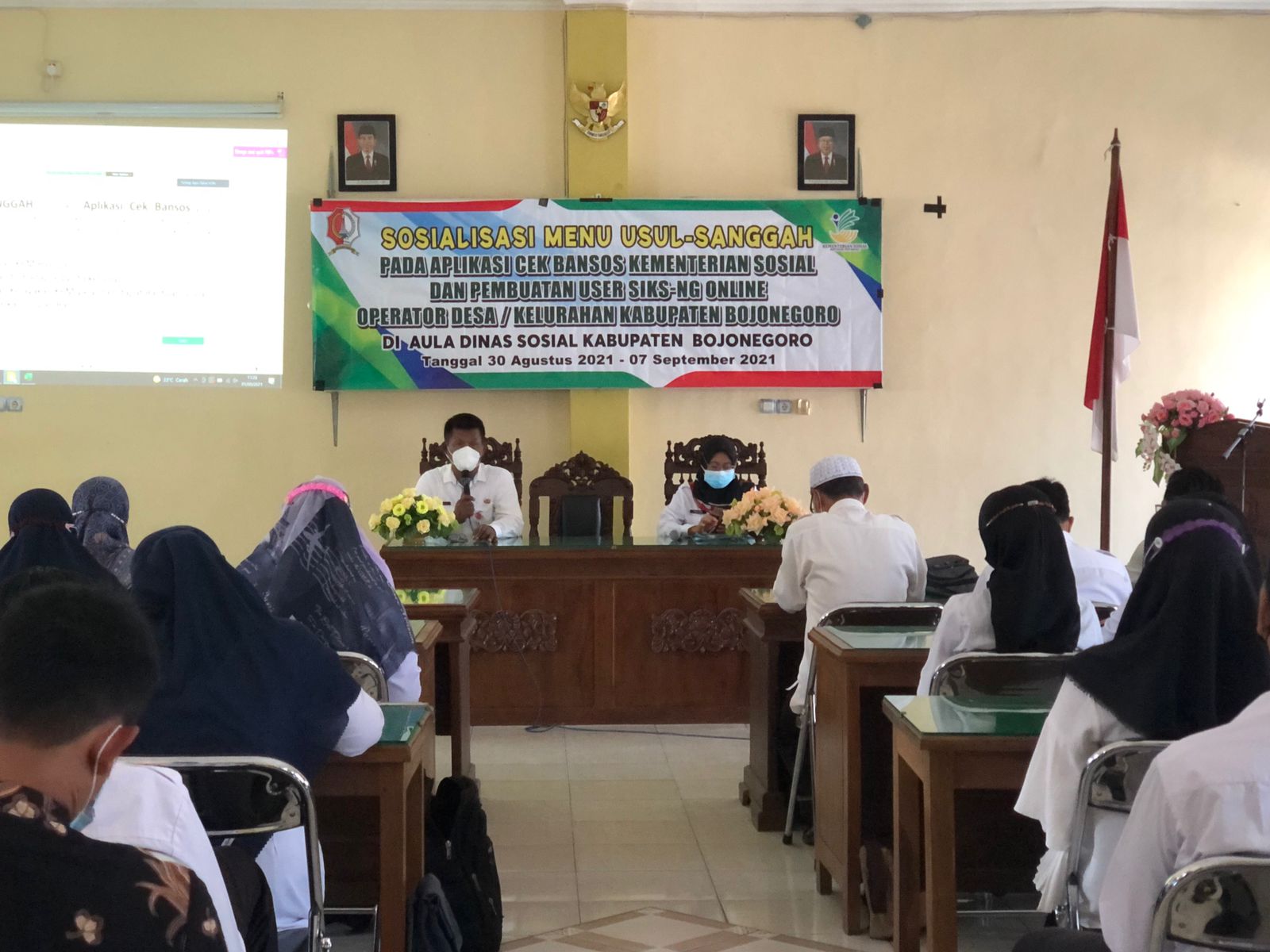 SOSIALISASI USUL SANGGAH BANSOS