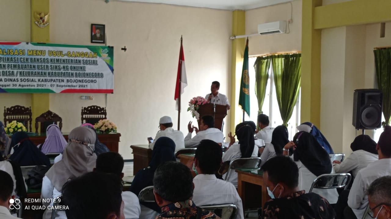 SOSIALISASI USUL SANGGAH BANSOS