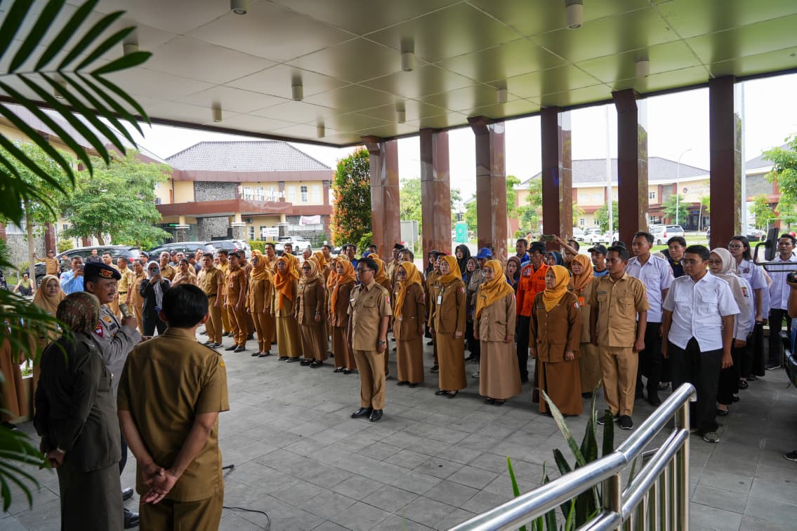 Apel Pemberangkatan donasi bagi korban bencana