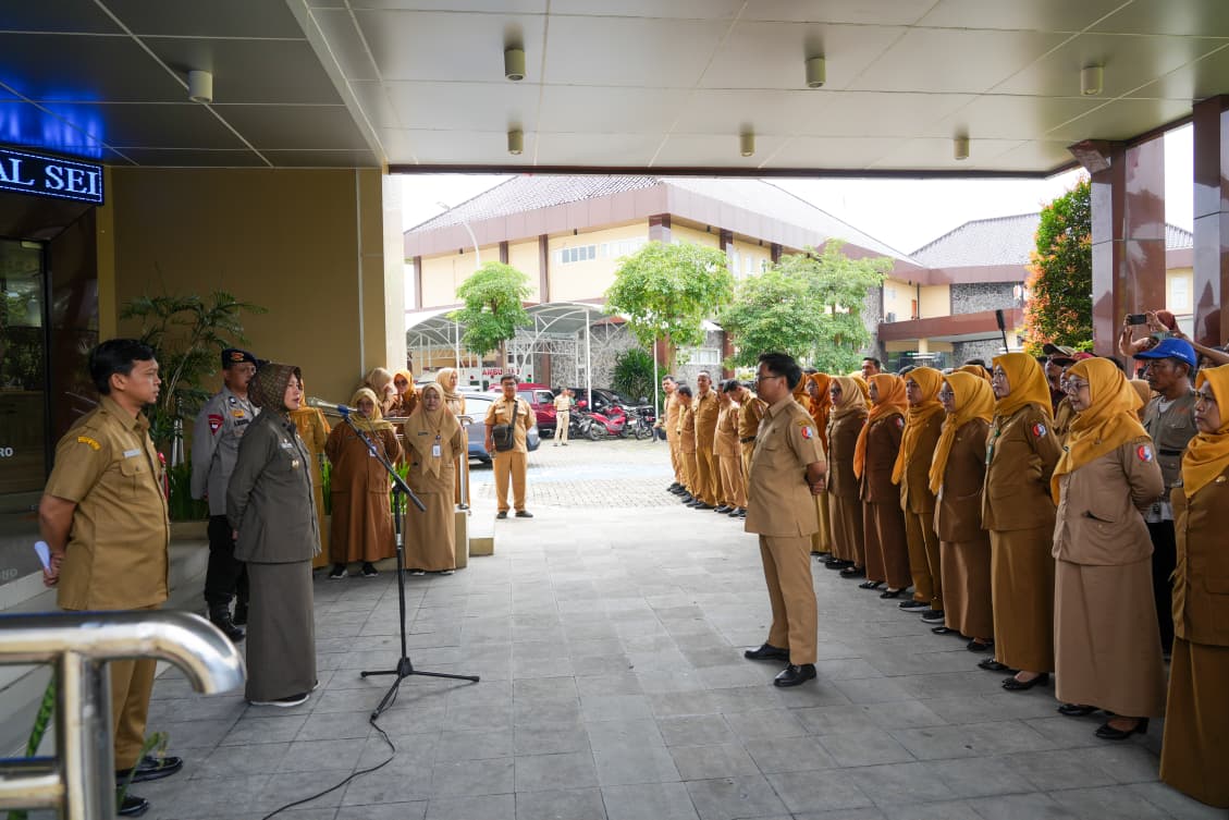 Apel Pemberangkatan donasi bagi korban bencana