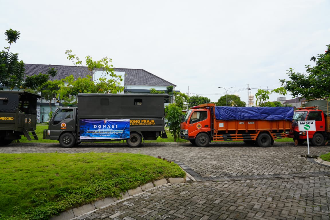 Apel Pemberangkatan donasi bagi korban bencana